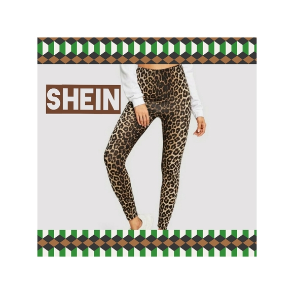 SHEIN Pants - SHEIN LEOPARD TIGHTS